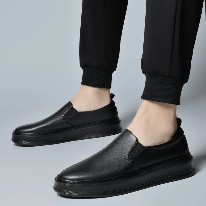 Eric | Leather Slip-On Shoes