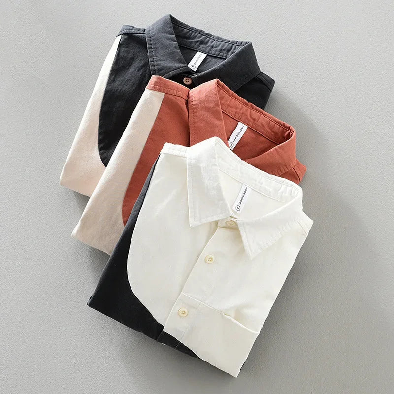 Scott | Cotton Bicolor Shirt