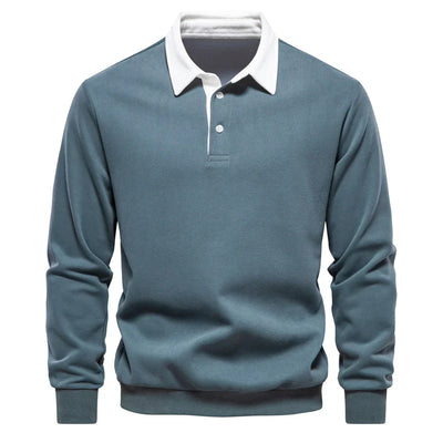 Samuel | Autumn Polo Sweatshirt