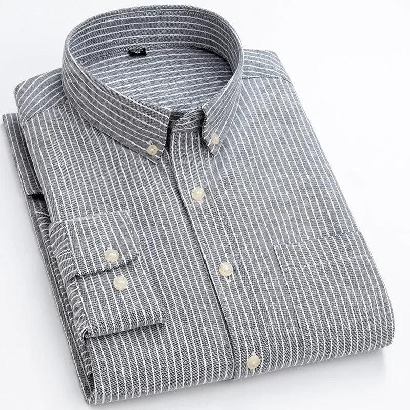 Lawrence | Long Sleeved Cotton Shirt
