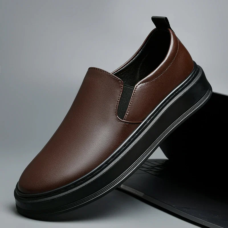 Eric | Leather Slip-On Shoes