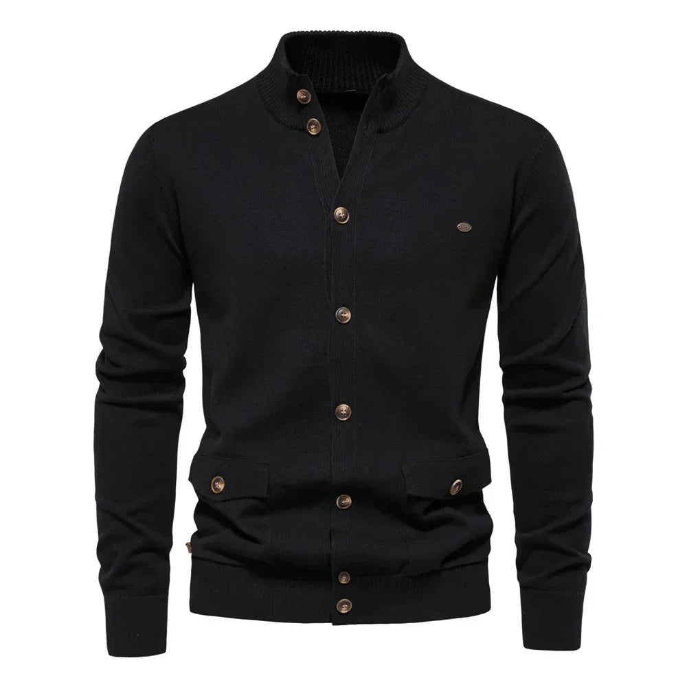 Domiciano® | Men'S Buttoned Knitted Cardigan
