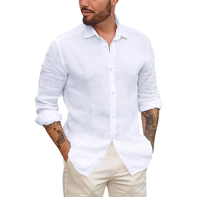 Ángel® | Hawaiian Cotton Linen Shirt