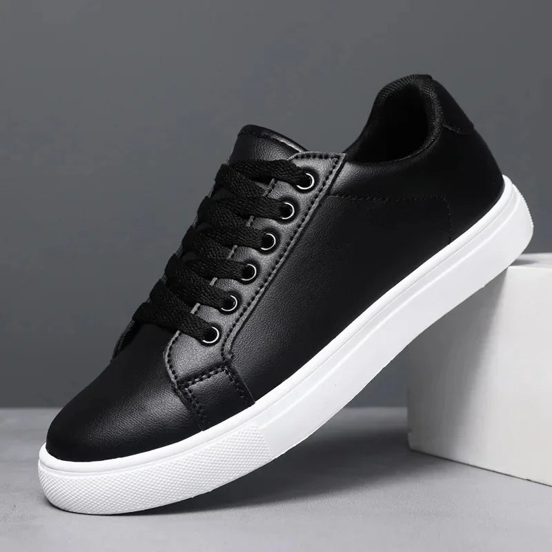 Malik | Elegant Leather Sneakers