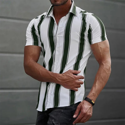 Corbin | Striped Short Sleeved Summer Shirt