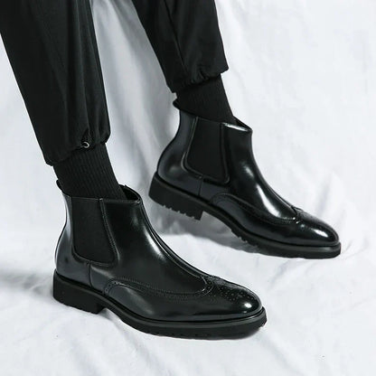 Javier® | Leather Chelsea Boots