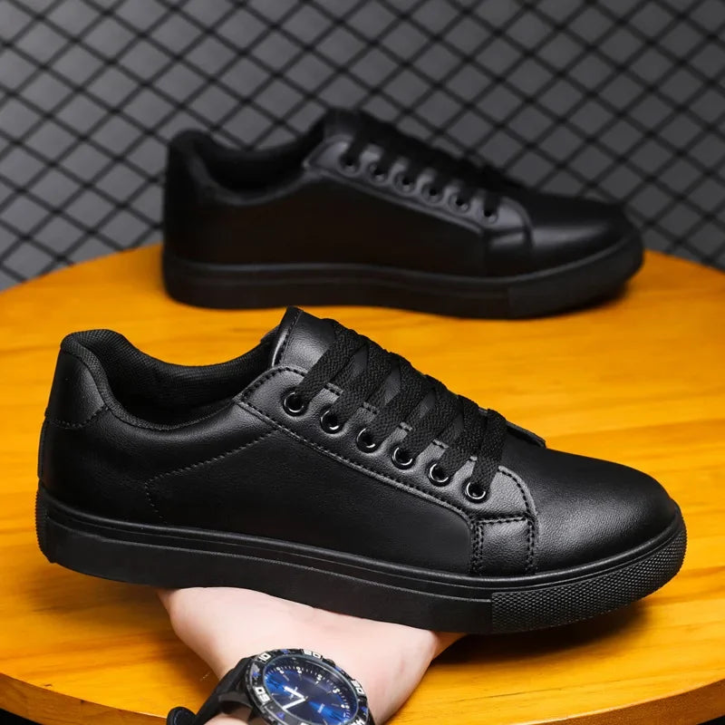 Malik | Elegant Leather Sneakers