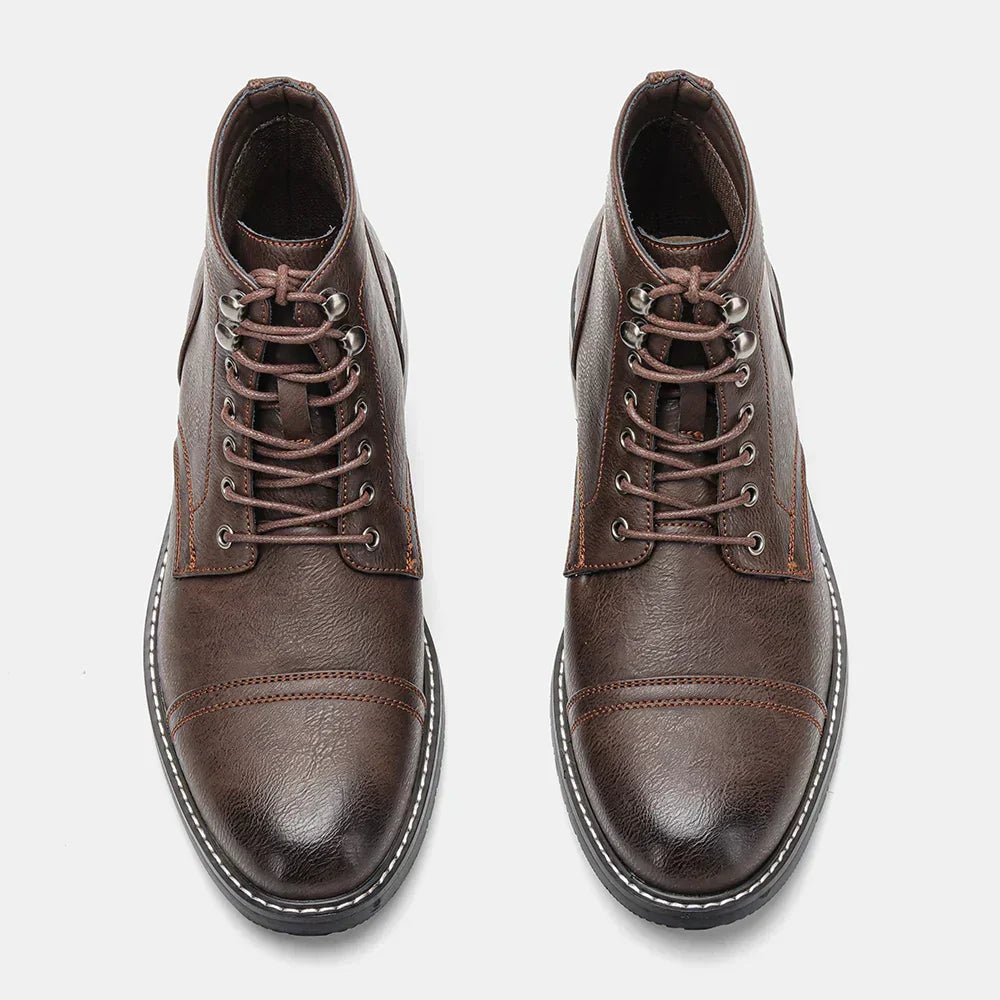 Pablo® | Vintage Derby Style Leather Boots