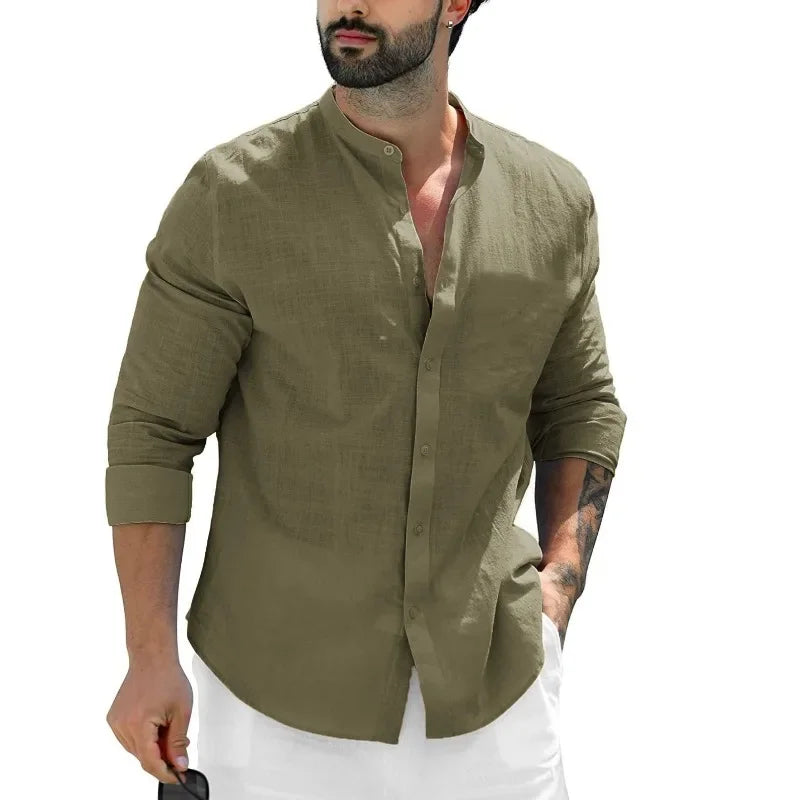 Theo | Casual Linen Shirt
