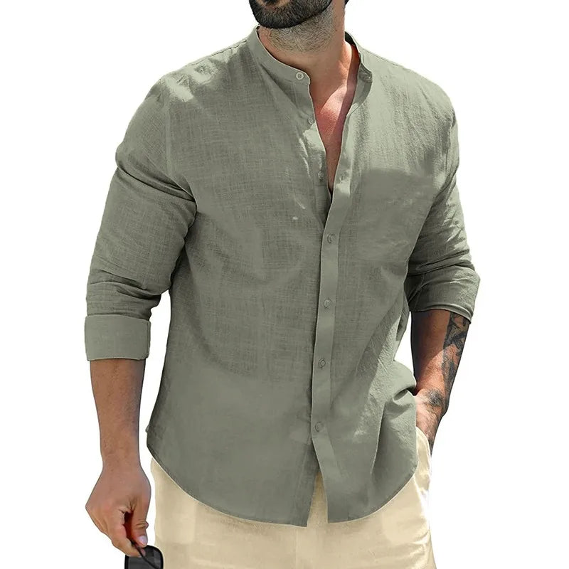 Jason | Linen Men's Shirt