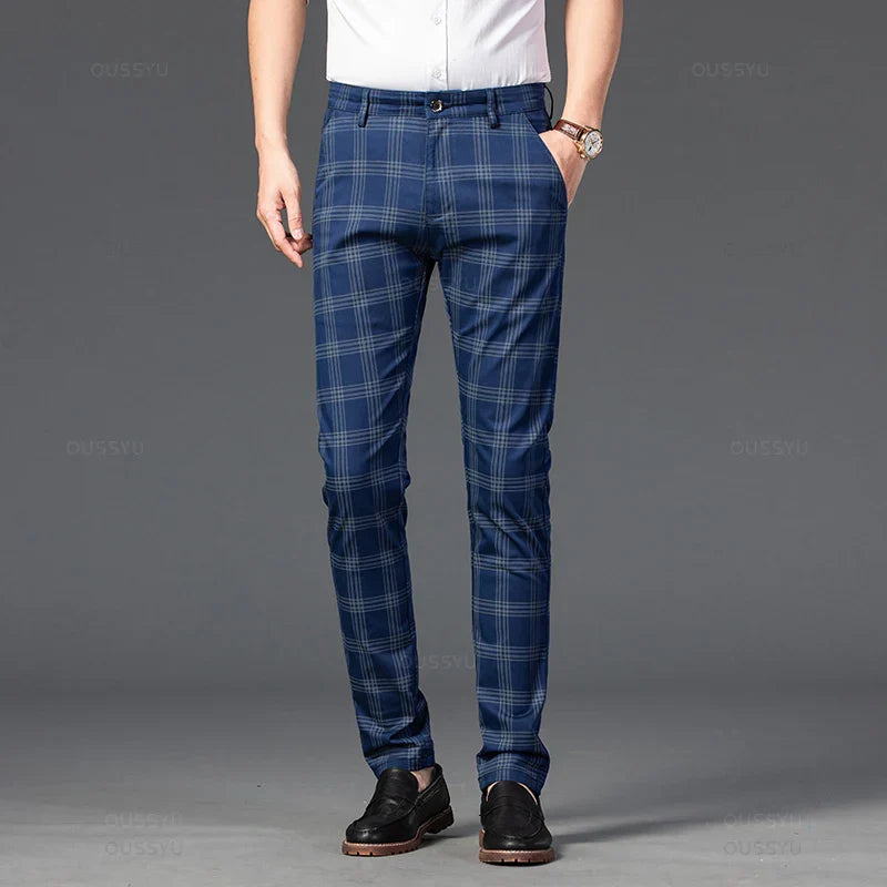 Vernon | Elegant Plaid Pants