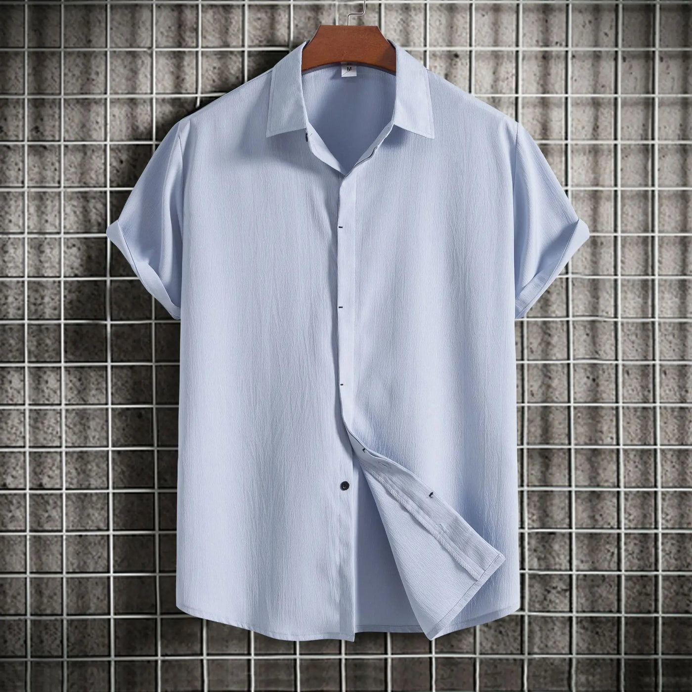 Steven | Cotton Linen Short Sleeved Shirt