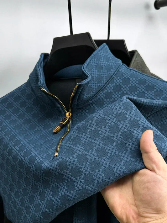 Cormac® | Luxury Cardigan With Standing Collar For Men