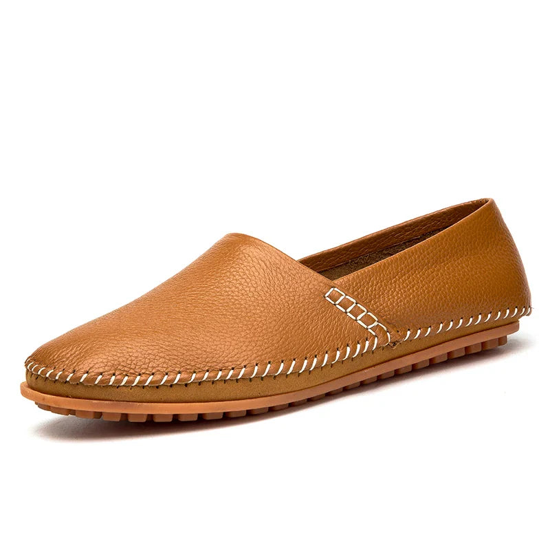 Gordon | Light Leather Loafers