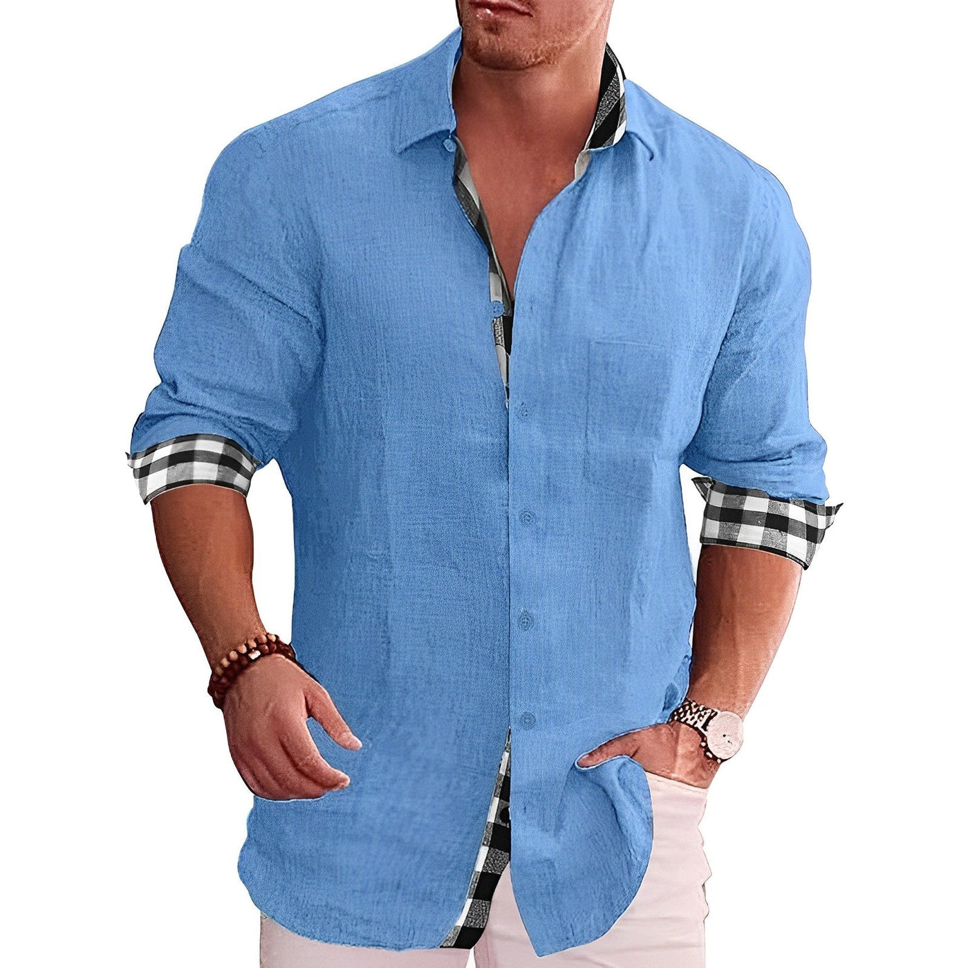 Joel® | Shirts With Checked Lining In A Casual Style