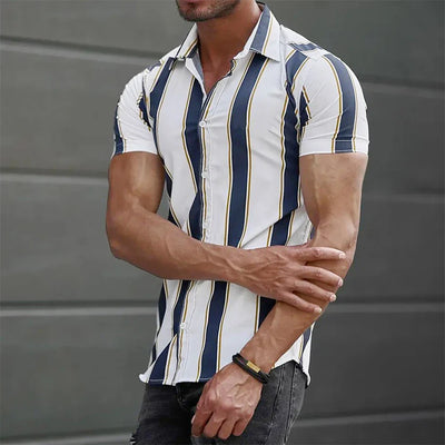 Corbin | Striped Short Sleeved Summer Shirt
