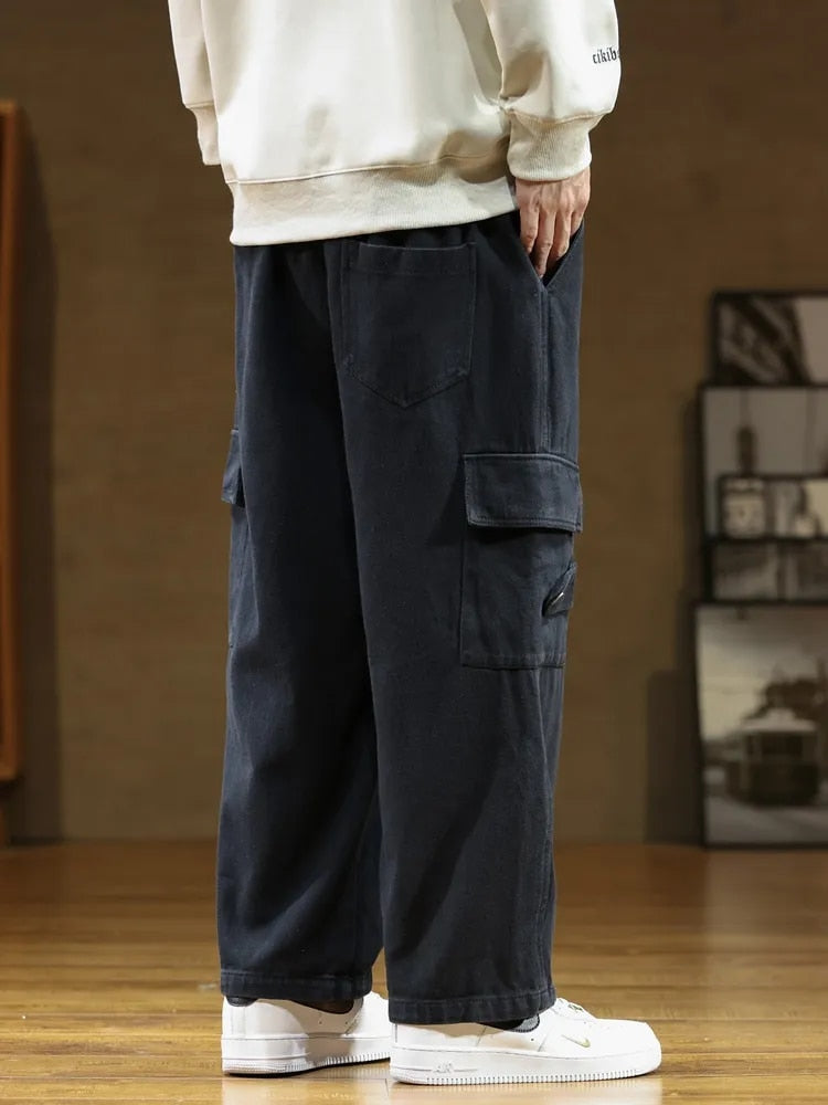 Judas® | Cotton Cargo Wide Leg Pants