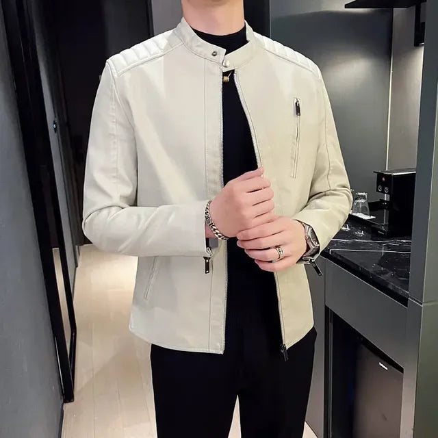 Lian | Elegant Leather Jacket