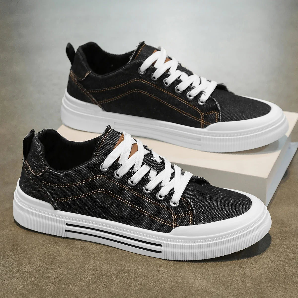 At Monsieur | Denim Sneakers