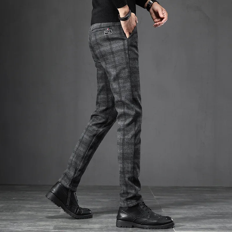 Dorian | Plaid Casual Pants