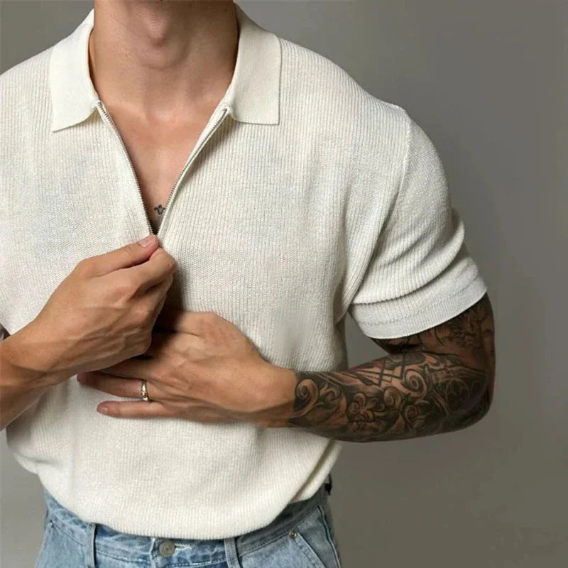 Genaro | MONARCH ZIP MUSCLE SHIRT