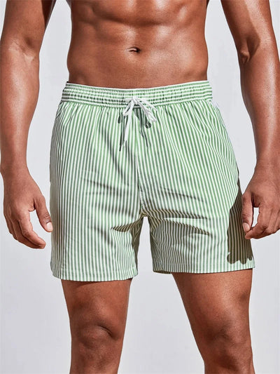 Darian | Striped Swim Shorts