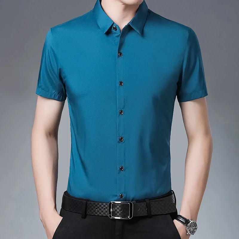 Roman | Business Casual Short-Sleeved Shirt