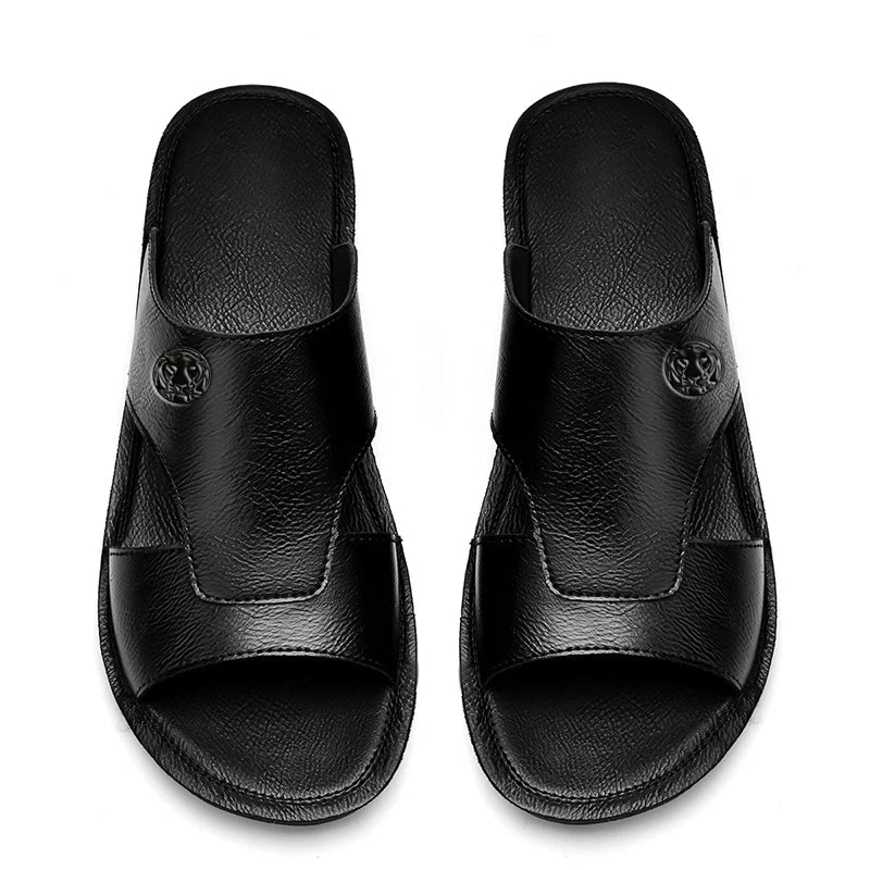 Devon® | Leather Men'S Slippers