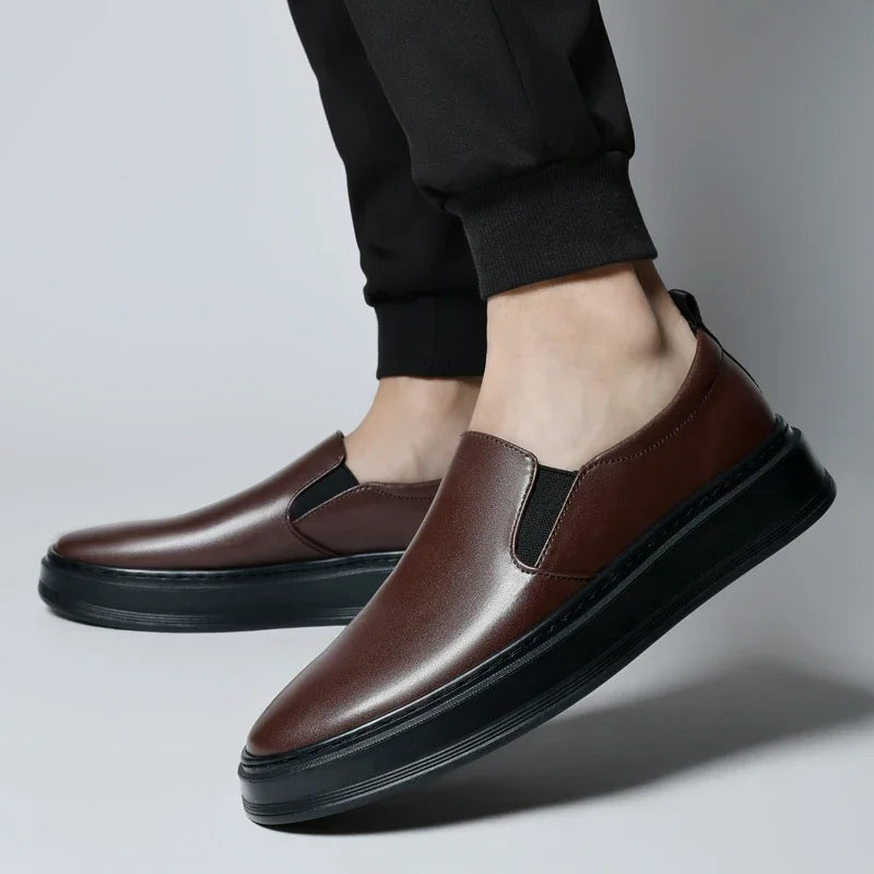 Eric | Leather Slip-On Shoes