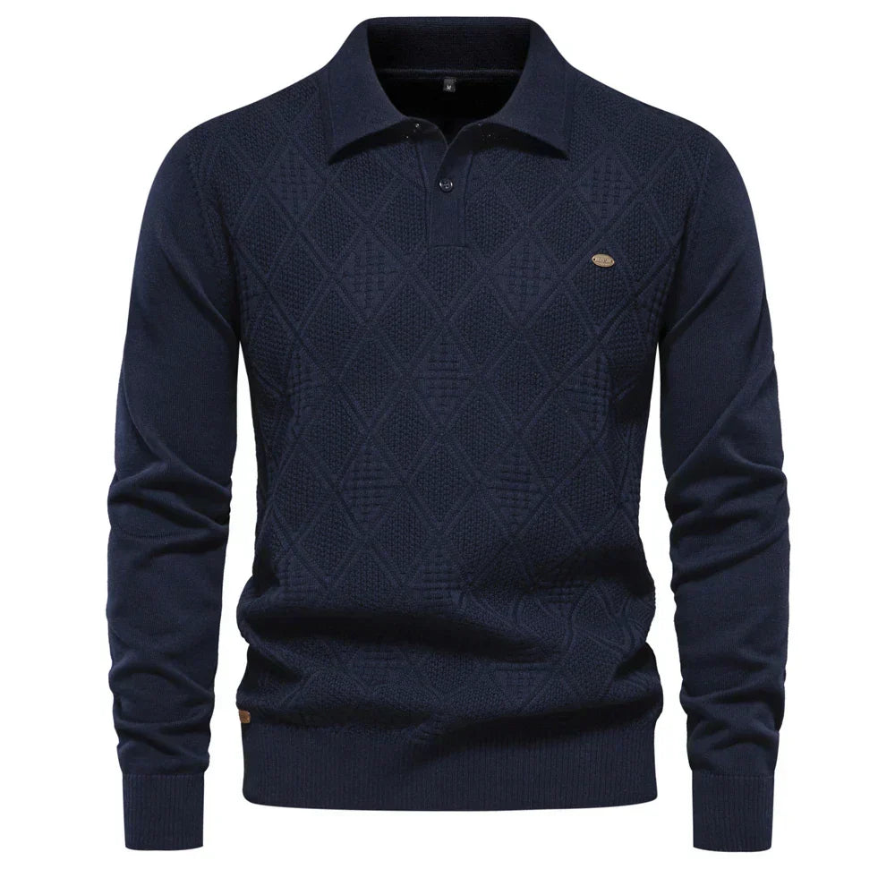 Norman® | Classic Cotton Polo Sweater