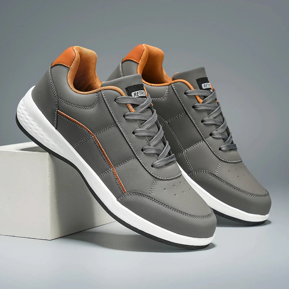 Gideon | Stylish Leather Sneakers