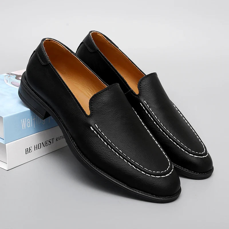 Adamaris® | Safian Genuine Leather Loafers