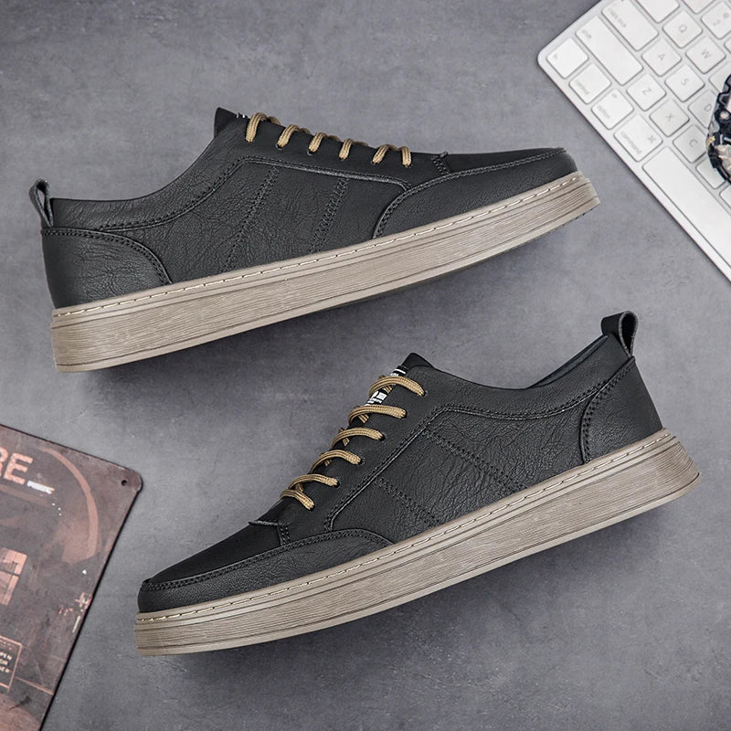 Zaid® | Peyton Genuine Leather Sneakers