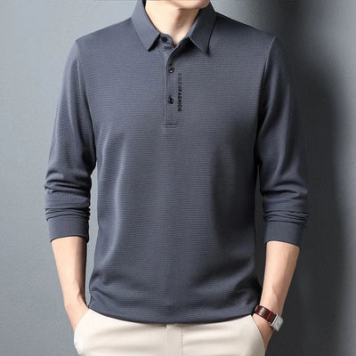 Edmund® | Long Sleeve Polo Shirt