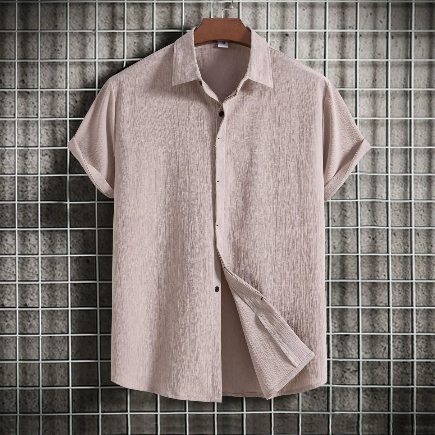 Steven | Cotton Linen Short Sleeved Shirt