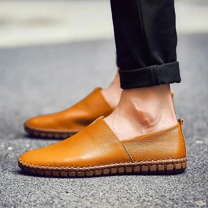 Miles | Breathable Leather Loafers