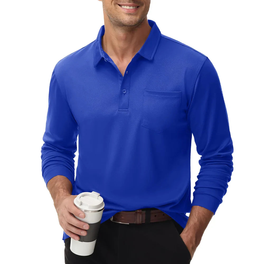 Conrad® | Men'S Polo Shirt Long Sleeves