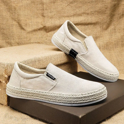 Cyrus | Breathable Slip-On Canvas Shoes