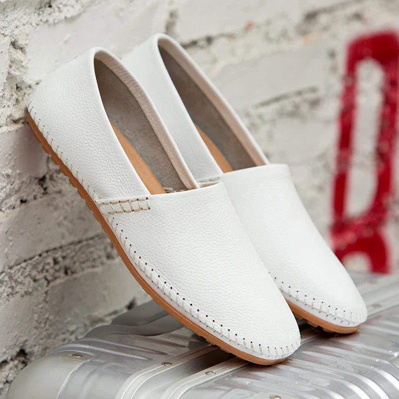 Gordon | Light Leather Loafers