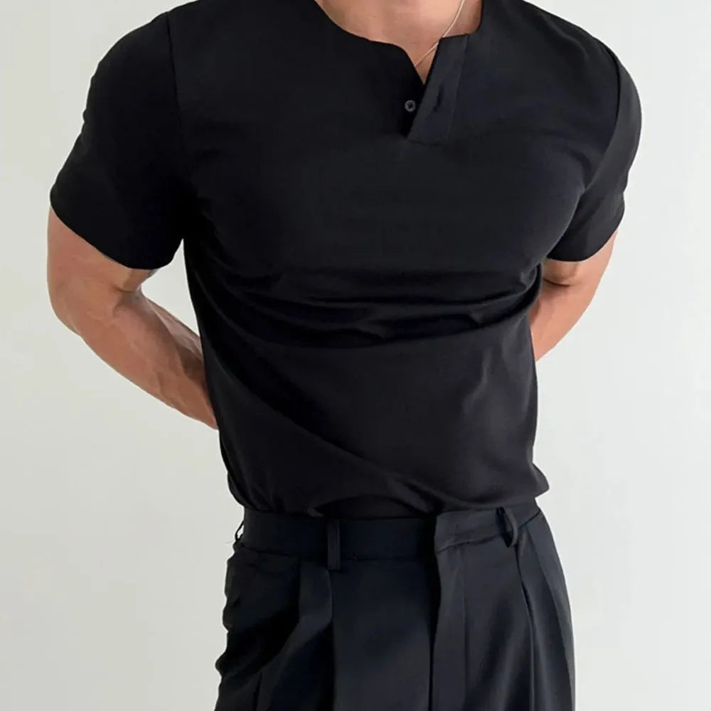 Kendyl® | Premium Henley With Buttons