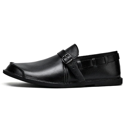 Justino® | Buckled Leather Loafers