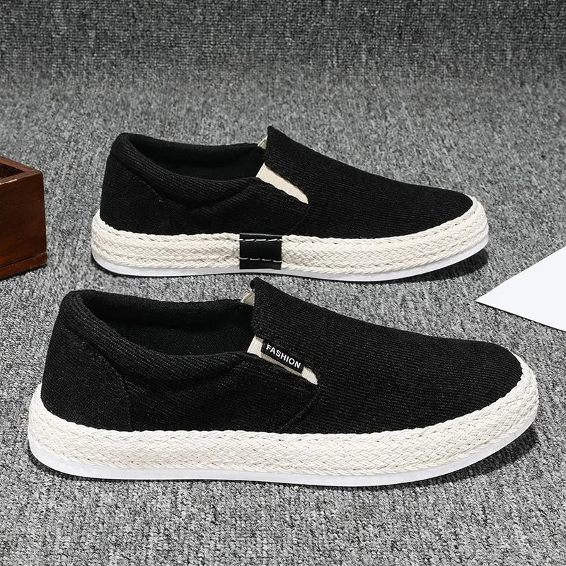 Cyrus | Breathable Slip-On Canvas Shoes