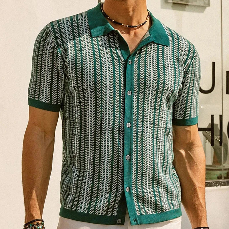 Fleming® | Buttoned Shirt Herringbone