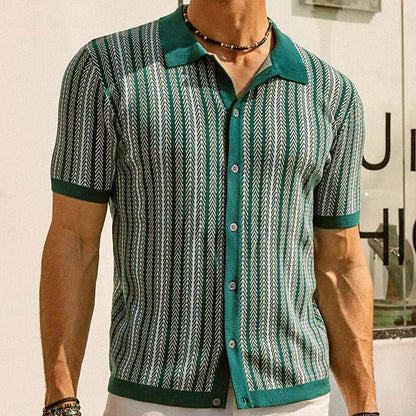 Fleming® | Buttoned Shirt Herringbone