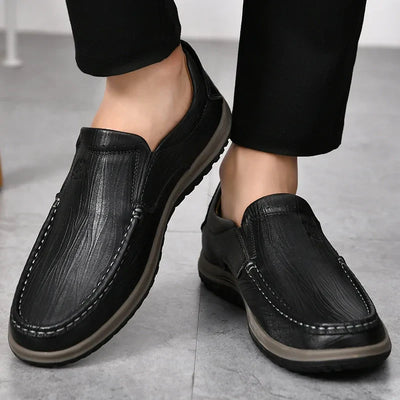 Kaspar® | Artur Genuine Leather Loafers