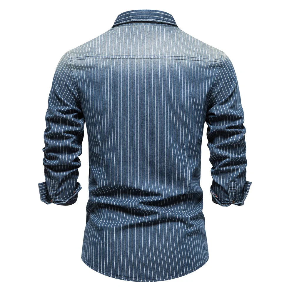 Wilson® | Striped Denim Blouse