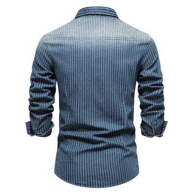 Wilson® | Striped Denim Blouse