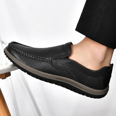 Kaspar® | Artur Genuine Leather Loafers