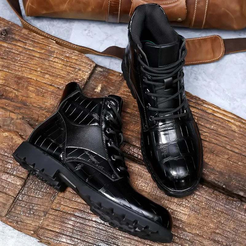 Pablo® | Exclusive crocodile leather boots