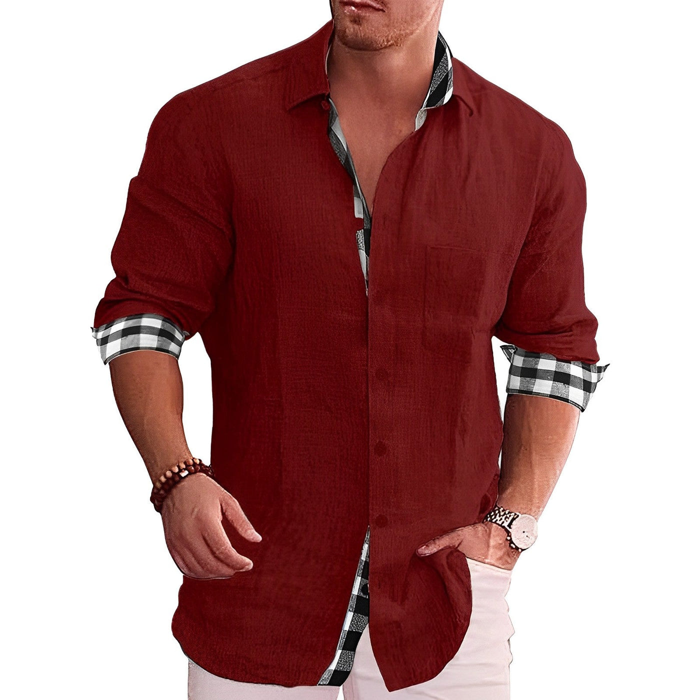 Kirsten® | Shirts With Checked Lining In A Casual Style